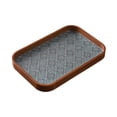thumbnail image 1 of Bandeja de madera para servir, bandeja de té, bandeja para la cena, bandeja multiusos para el desayuno, bandeja para refrigerios Rectángulo, 1 of 9