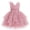 Dusty Pink, variant on Toddler Girls Butterfly Birthday Dress Ruffle Tulle Flower Girl Wedding Pageant Formal Party Dress Floral Shiny Butterfly for Photo Shoot 3-4T Rainbow Pink