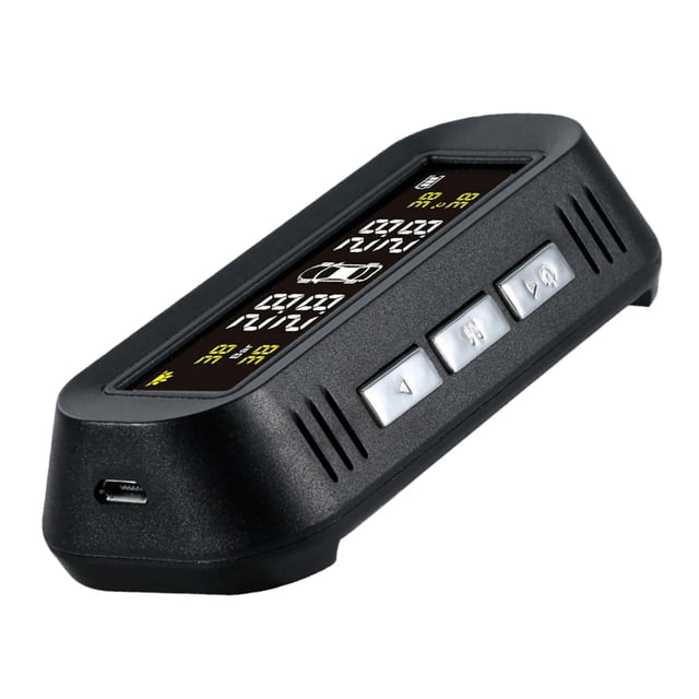 Sistema Inalámbrico de Presión de Neumáticos LCD + 4 Sensores Externos para Automóvil Sharpla Monitor de presión de neumáticos