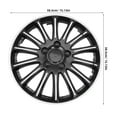 thumbnail image 3 of MOVTOTOP 14 Inch Wheel Rim Cover Hubcap Automotive Decorative Hub Cover 2pcs, 3 of 7
