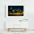thumbnail image 2 of South BLVD - Charlotte North Carolina Photography Cityscape Nightlife Skyline Architecture Modern Art Street Photography White Framed Wall Art Print 5 x 7 inches, 2 of 3
