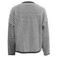 thumbnail image 4 of HCYSFG Womens Striped Cardigan Round Neck Button Front Long Sleeve Relaxed Fit Knit Sweater Casual Everyday Layering Tops, 4 of 5