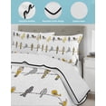 thumbnail image 4 of Full Size Down Alternative Comforter, Lightweight Comforter Quilt Bedding Set with Pillow Shams All Seasons Bed Comforter Duvet Insert 78"x90", 4 of 7