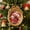 MulticolorE, variant on Champagne Gold Resin Christmas Tree Christmas Photo Frame Ornament, DIY picture holder and hanging keepsake, for Christmas tree, mantel, shelf, family photo display and holiday gifts, Style E