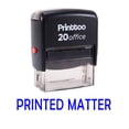 thumbnail image 1 of Printtoo Office Stationary Stamp PRINTED MATTER Self Inking Rubber Stamp-Blue, 1 of 1