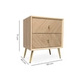 thumbnail image 5 of Set de 2 Buros Espiral Natural Kessa Muebles, 5 of 5