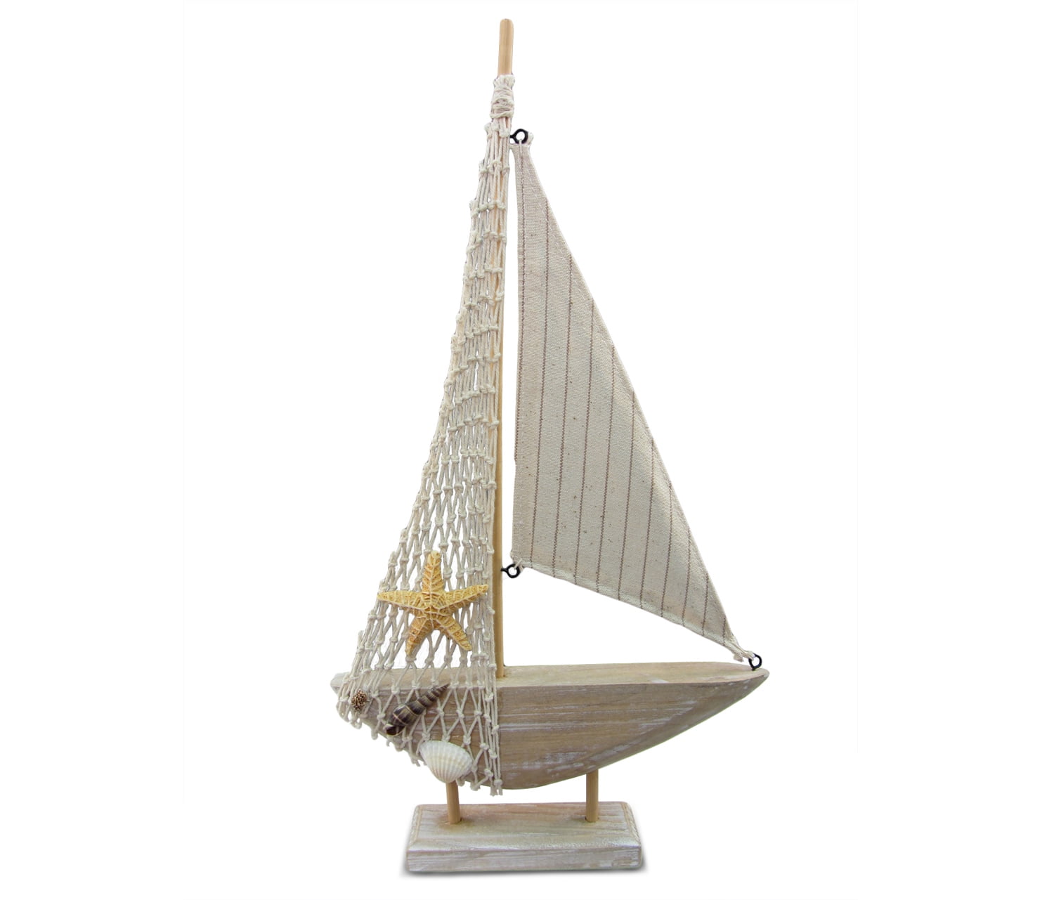 Ceramic Silver Nautical Sailing Boat Home Bathroom Decor Display Ornament Gift 