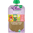 thumbnail image 2 of Plum Organics Mighty 4 Organic Toddler Food, Strawberry, Banana, Greek Yogurt, Kale, Amaranth, and Oat, 4 oz Pouch - Case of 12, 2 of 8