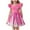 Pink2, variant on Cethrio Girl's Summer Dresses, Flutter Sleeve A-Line Party Princess Dresses Birthday Dresses Pink Size 10-12T