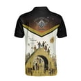 thumbnail image 3 of Freemasonry The Structure Of Freemasonry Men's Polo Shirt S-5XL, 3 of 5
