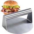 thumbnail image 1 of Trituradoras de hamburguesas de acero inoxidable 304 usadas - Trituradoras y prensas de hamburguesas de 5,5 pulgadas, 1 of 3