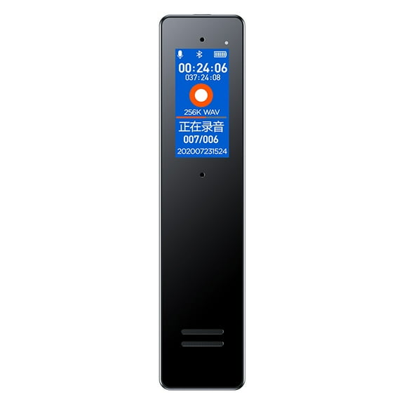 Shmci T3 16GB Professional Speech Recording to Text Bluetooth Digital Voice Recorder Dictaphone AI Smart Translator Meeting Lecture Minutes audio record