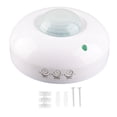 thumbnail image 2 of Adjustable Body Motion Movement Ceiling Infrared Sensor Detector Light Bulb Switch for Home Office, 2 of 7
