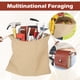thumbnail image 4 of Guardurnaity Bolsa de forraje de lona multifuncional, bolsa de forraje plegable Simple y moderna, fácil de limpiar Viajes, Equipaje y Accesorios Varios Caqui, 4 of 6