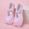 thumbnail image 3 of Fozruso Elegant Satin Ballet For Girls Delicate Mesh Dance Shoes With Glitter Bow Cat Design,Sizes 11.5 Little Kid 5-5.5 Years(Pink), 3 of 5