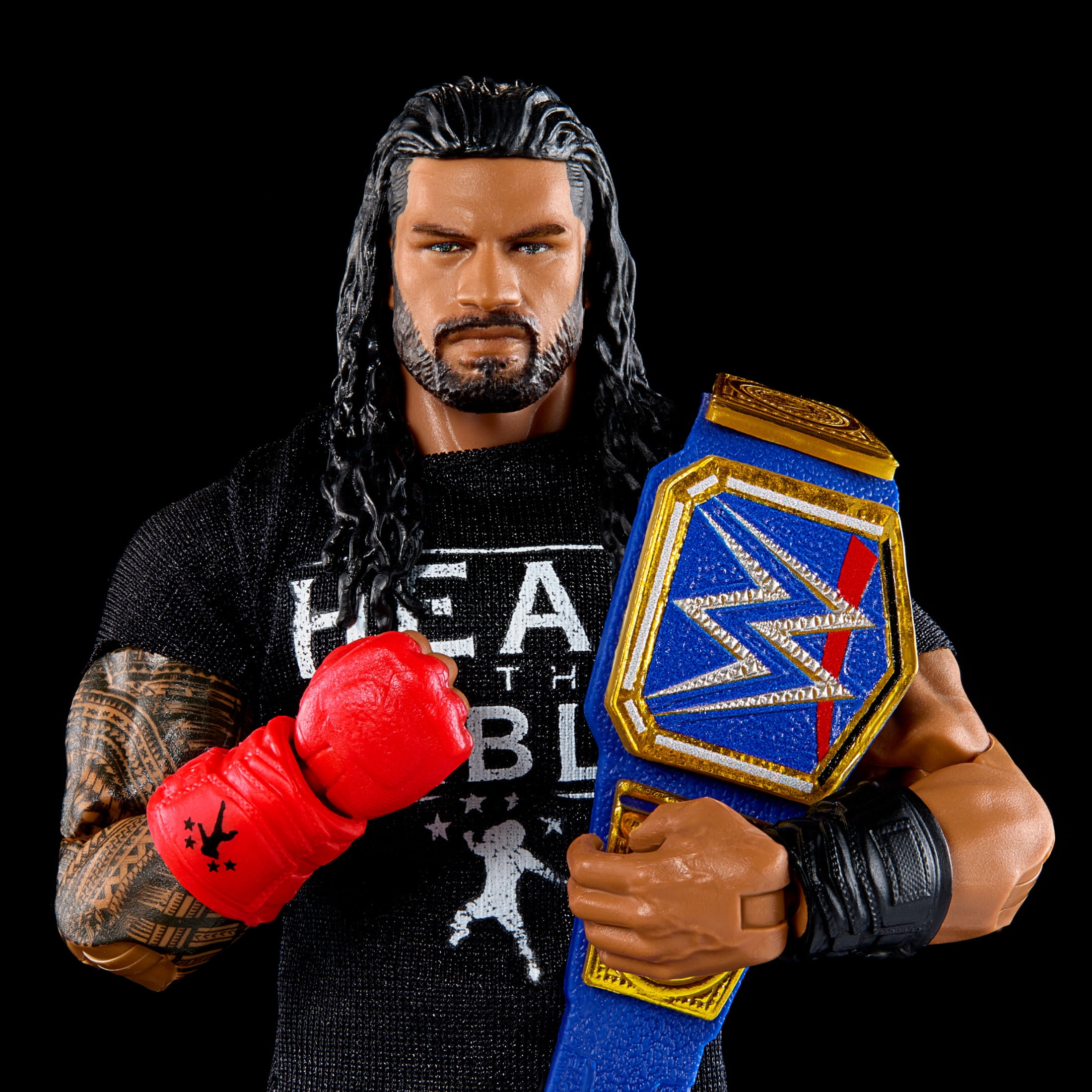 WWE Top Picks Elite Collection Roman Reigns Action Figure & Accessories, Posable Collectible (6-in)