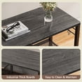 thumbnail image 6 of Tydimor Modern TV Stand for TVs up to 65" TVs, Media Console Table for Living Room, Entertainment Center with Storage, Light Black Oak, 6 of 8