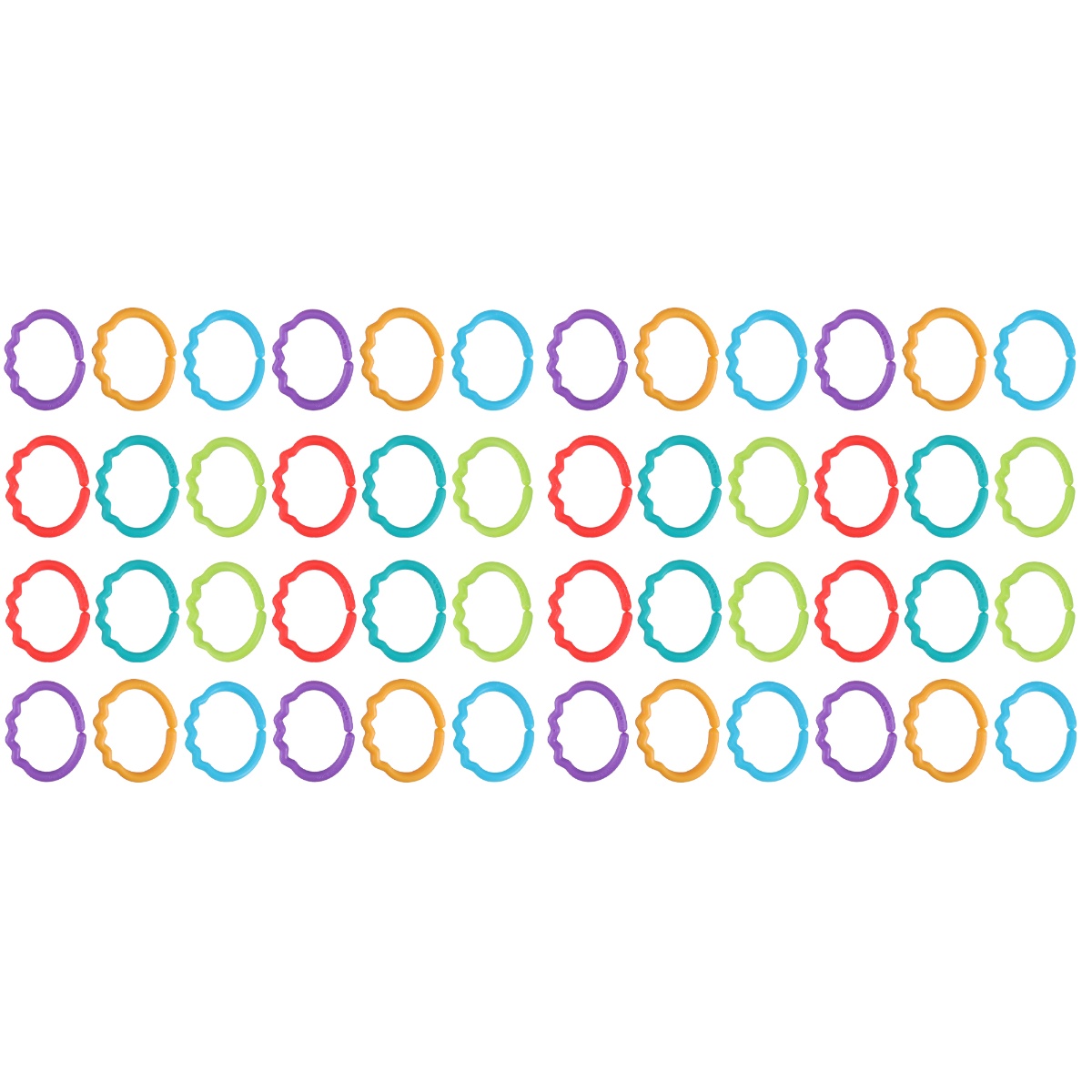 Frcolor Baby Toy Molar Toys Ring Links Infant Rings Development