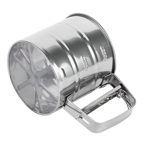 ACDANC Flour Sifter Stainless Steel Large Sifter for Baking and Powdered Sugar Sifter Flour Sieve-Bake&Decorate Cakes