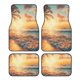 thumbnail image 1 of Fotbe Tropical Sunset Beach Scene Juego de 4 Tapetes para Auto con Estampado – Alfombrillas de Goma Reforzada, Diseño Antideslizante, Protección para Todo el Año – Vehículos, Autos, Camionetas y SUVs, 1 of 7