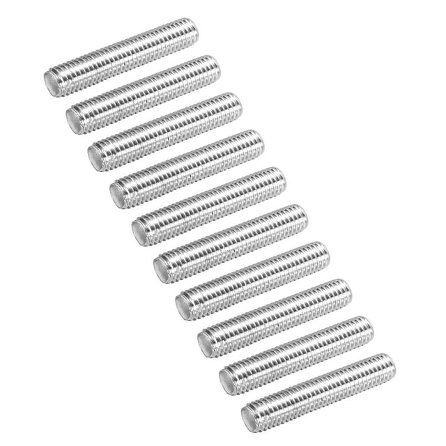 Lot de 30 Tige Entièrement Filetée M8 x 40mm Pas de Filetage 1.25mm Acier Inoxydable 304 Tiges Filetées à Droite