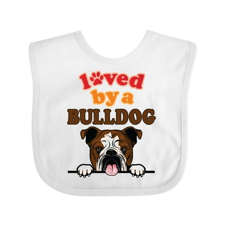 

Inktastic English Bulldog Dog Gift Baby Girl Bib
