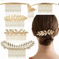 thumbnail image 2 of EKE Women’s Hair Clip Vintage Retro Back-Wear Elegant Hair Accessory with Fashion Texture, 2 of 18