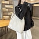 thumbnail image 2 of Bolsa de compras de tela de nailon impermeable, plegable, de un solo hombro, bolsa de compras fácil de usar, 2 of 8