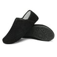 thumbnail image 2 of Foldable Travel Slippers - Lightweight Unisex Design with Faux Fur Lining and Rubber Tread, 2 of 10