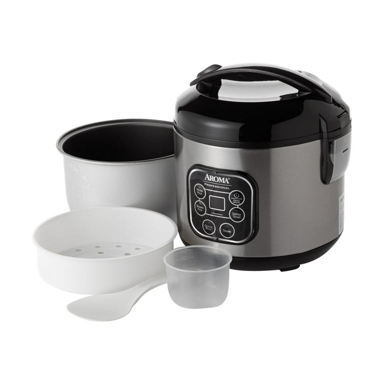Aroma® 8-Cup (Cooked) Rice Cooker and Food Steamer - Walmart.com