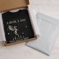 thumbnail image 7 of Fantasy Book Lover Dragon Graphic T-Shirt, A Book A Day Keeps Reality Away, 7 of 7