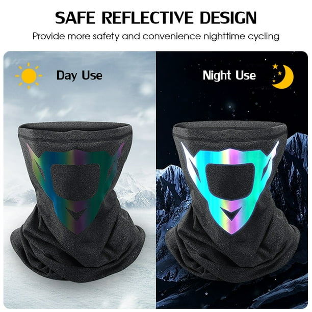 Golovejoy DTJ23 Reflective Cationic Neck Gaiter Dark Grey for
