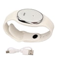 thumbnail image 1 of Reloj repelente de mosquitos ultrasónico recargable por USB, banda repelente de mosquitos ajustable y silenciosa para adultos y niños, color blanco, 1 of 5