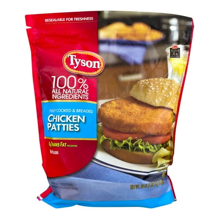 Tyson Chicken Patties, 26.0 OZ - Walmart.com