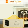 thumbnail image 5 of Topcobe Electric Fireplace Heater, Freestanding Stove Heater, White, 5 of 7