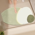 thumbnail image 4 of Alfombrilla de baño absorbente de agua | Alfombra de caucho de diatomeas antideslizante | Alfombrilla de baño de ducha de secado rápido | Estilo moderno | Uso versátil del inodoro con lavabo de, 4 of 6