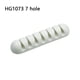 thumbnail image 4 of Billuyoard Clips para cables Dispositivo portátil Organizador de cables Waterpoof Adhesivo Soporte para cables Cables de plástico Tie Office Almacenamiento y organización del hogar tipo 20 7 agujeros, 4 of 6