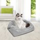 thumbnail image 5 of Alfombrilla para gatos 2 en 1, resistente al agua, para otoño e invierno, cama cálida para perros para el suelo del hogar (gris oscuro) Likrtyny Para estrenar, 5 of 7