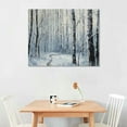 thumbnail image 2 of COMIO Paintings Winter Forest Tree Canvas Wall Art Painting Pictures For Living Room Decoration - 20x16 Inch, 2 of 3