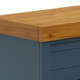 thumbnail image 6 of Bridgevine Home Washington 48 inch Fireplace with Mantel, No Assembly Required, Blue Denim and Whiskey Finish, 6 of 10