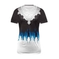 thumbnail image 4 of Odbmxy Womens Blouses Short Sleeve Lace Summer Women Tops Graphic Office Loose Casual Fancy Tops, 4 of 5
