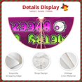 thumbnail image 4 of Saiise Geometry Dash Print Christmas Tree Skirt 36" Tree Skirt Rustic Christmas Decorations for Winter New Year Holiday Party Decor Indoor Outdoor, 4 of 7