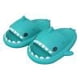 thumbnail image 2 of Bolsa Cute Shark Pantuflas Cloudy Home Summer Fun Toboganes de baño (42/43 Lake Blue) JShteea Para Estrenar, 2 of 2