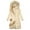 Beige, variant on JURANMO Womens Mid-length Winter Coat Slim Quiled Down Jacket Soft Comfy Fleece Lined Warm Hooded Outwear Deals of the Day Yellow XXL