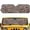 Brown Leopard Print, variant on KUIFORTI Stripe Zebra Sunshade Windshield Cover Foldable Keep Car Cooler Front Window Shades Cover for Windshield Sun Visor for Jeep Wrangler JL JLU & Jeep Gladiator