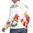 thumbnail image 6 of Pofeuu Summer Gnome Print Mens Casual Hooded Collar Drawstring Hoodies Pullover Sweatshirts Casual Long Sleeve Shirts-X-Large, 6 of 7
