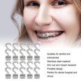 thumbnail image 4 of Gancho deslizante de ortodoncia Dental, accesorio de repuesto de gancho crimpable deslizante de acero inoxidable, izquierda, 10 Uds., 4 of 8