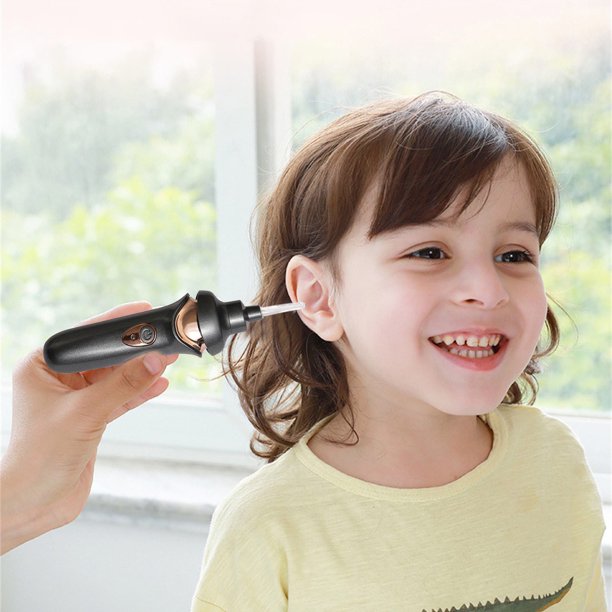 Electrodomésticos portátiles recargables para los oídos, extractor de oídos luminoso para niños, juego de herramientas de limpieza para extraer cerumen, pala de oídos recargable