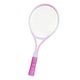 thumbnail image 4 of Raqueta de tenis con cuerdas de nailon, portátil, agarre antideslizante, equipo de tenis práctico para Rosa, 4 of 9