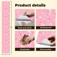 thumbnail image 5 of Peel and Stick Wallpaper 17.7in x 9.8ft Pink Christmas Candy Cane Peppermint Swirl Seamless Contact Paper Vinyl Self-Adhesive Removable Wall Paper for Bedroom DIY Home Decor Renter Friendly, 5 of 8
